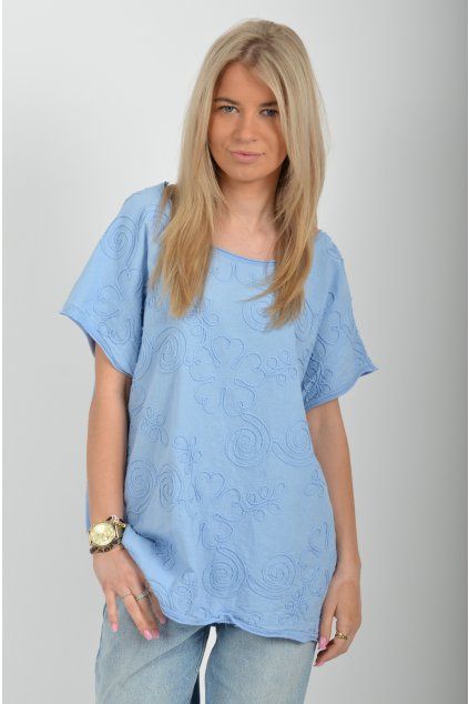 Modré tričko ES6528