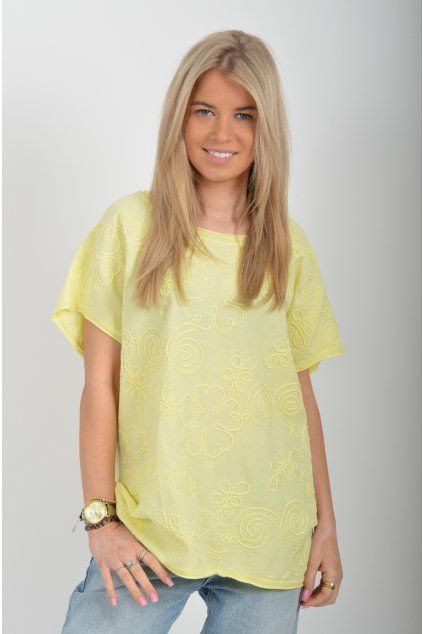 Žluté tričko ES6529