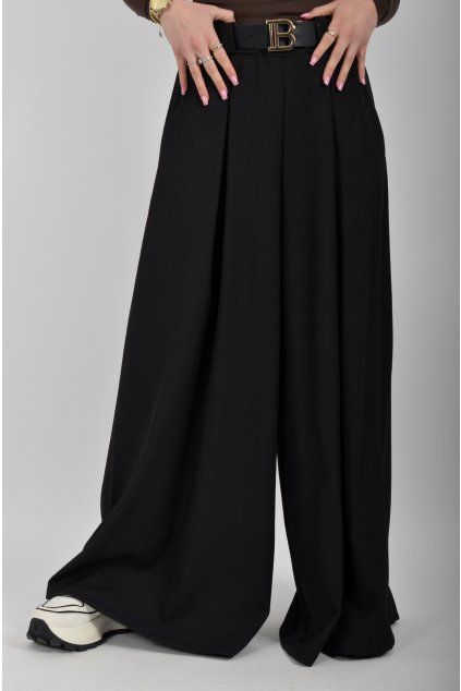 Černé kalhoty ES6541