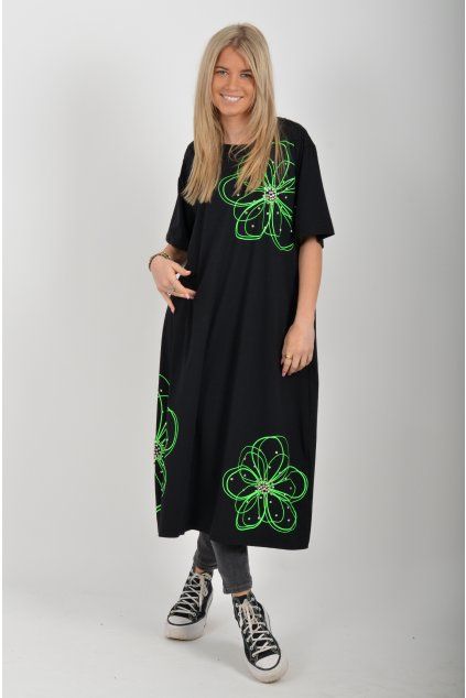 Černé šaty ES6545