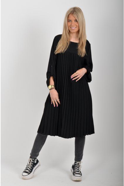 Černé šaty ES6550