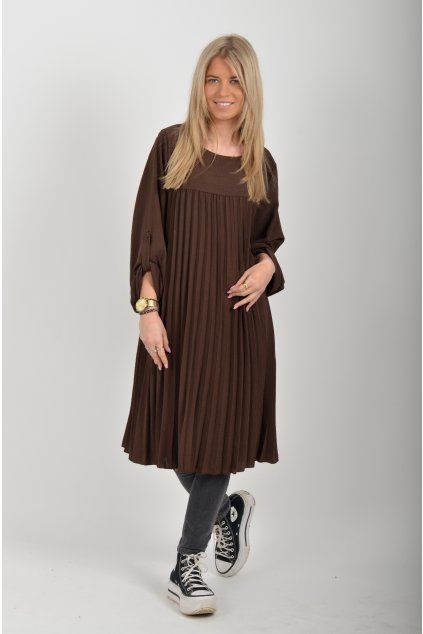 Čokoládové šaty ES6551