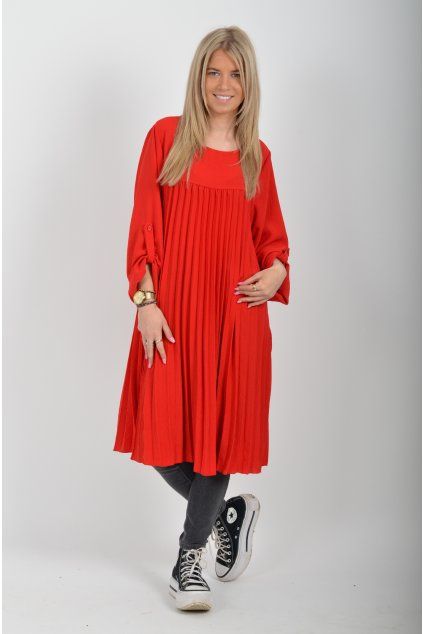 Červené šaty ES6552