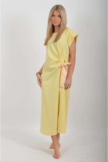 Žluté šaty ES6572