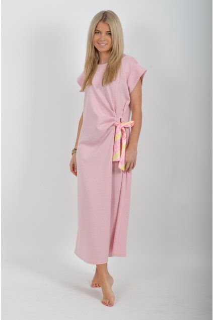 Růžové šaty ES6577
