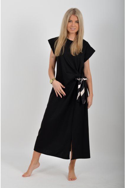 Černé šaty ES6578