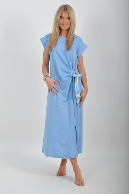 Modré šaty ES6580