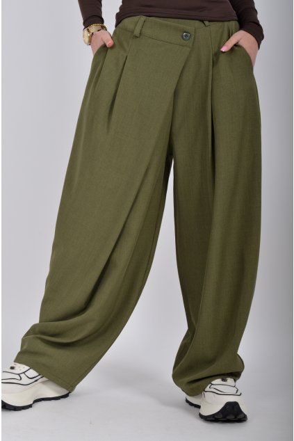 Khaki kalhoty ES6581