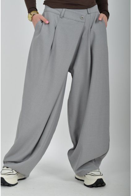 Šedé kalhoty ES6583