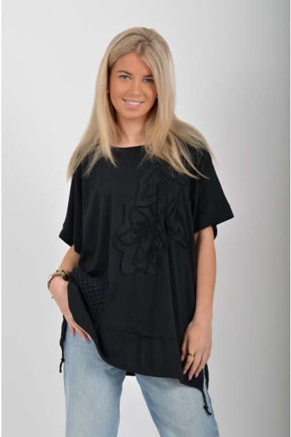 Černá halenka ES6592