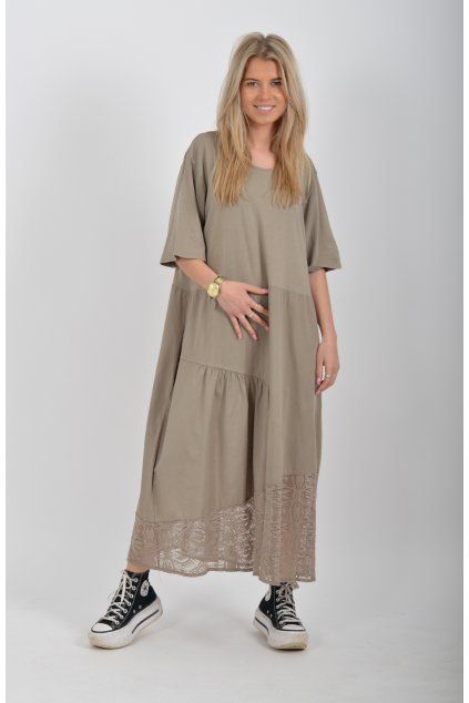 Cappuccino šaty ES6649