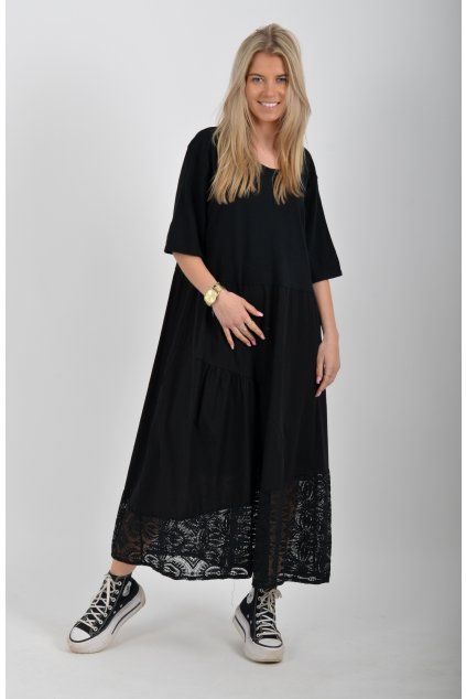 Černé šaty ES6651