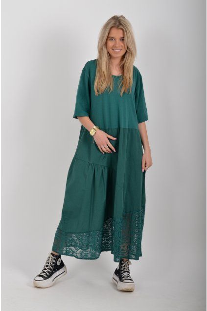 Smaragdové šaty ES6653