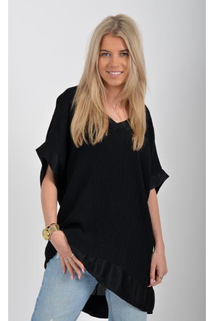 Černá halenka ES6668