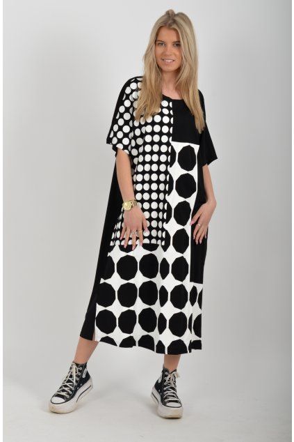 Černé šaty ES6682