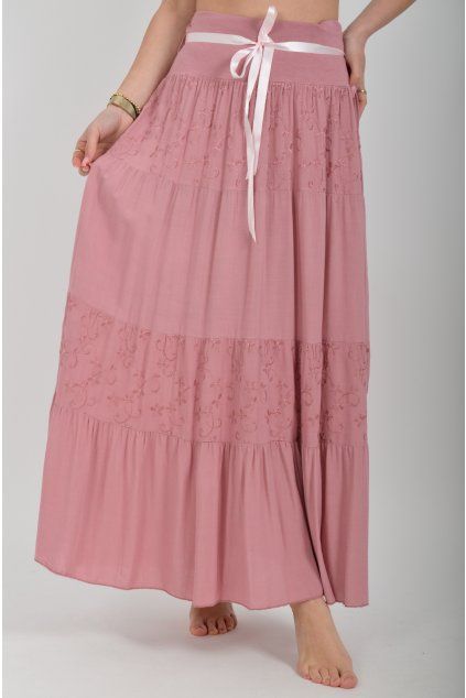 Starorůžová sukně ES6683