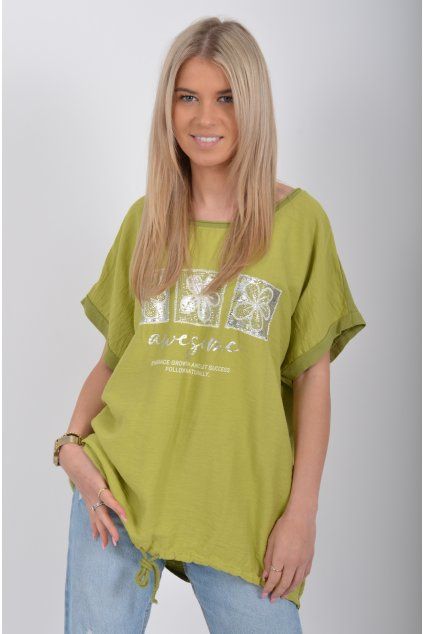 Zelené tričko ES6697