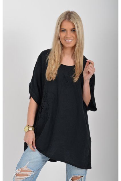 Černá halenka ES6737