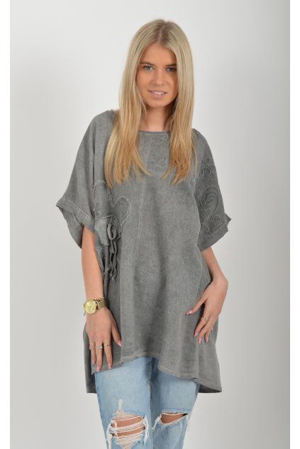 Šedá halenka ES6744