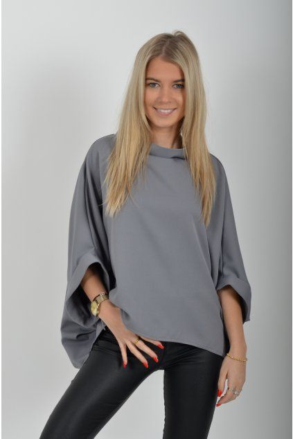 Šedá halenka ES6778