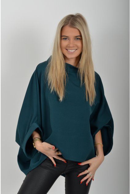 Smaragdová halenka ES6780