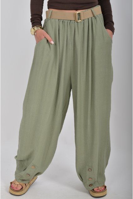 Khaki kalhoty ES6794