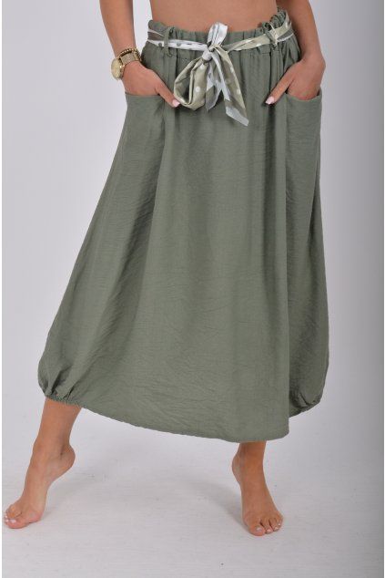 Khaki sukně ES6944