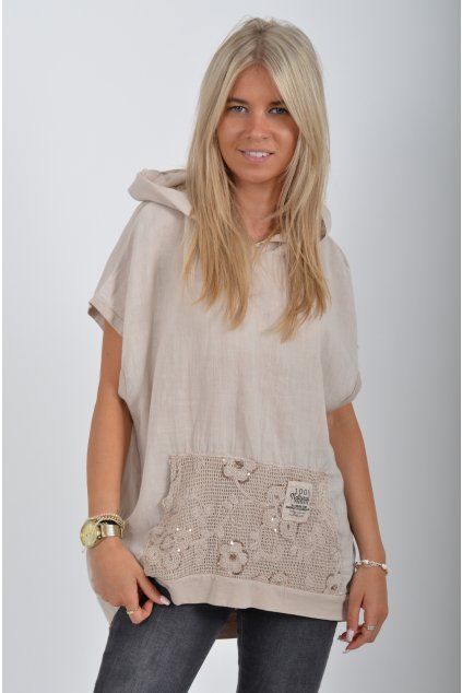 Béžová halenka ES7045