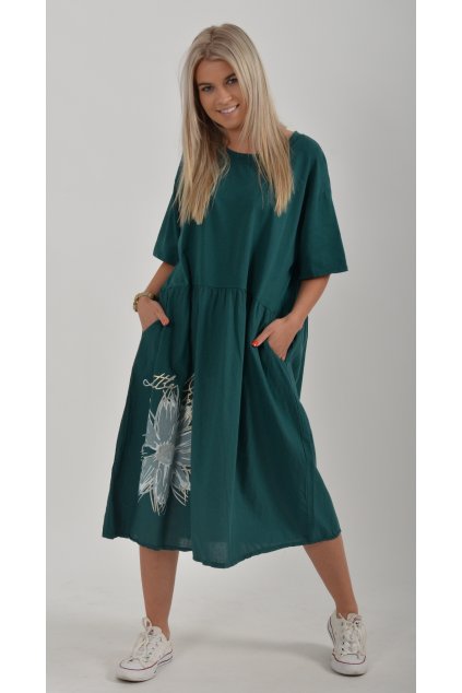 Zelené šaty ES2266