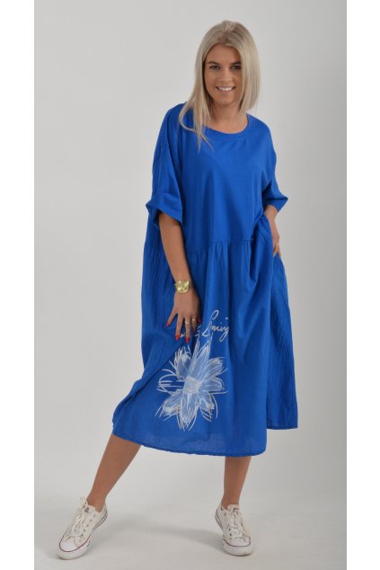 Modré šaty ES2267