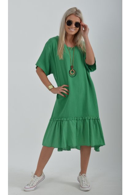 Zelené šaty ES2294