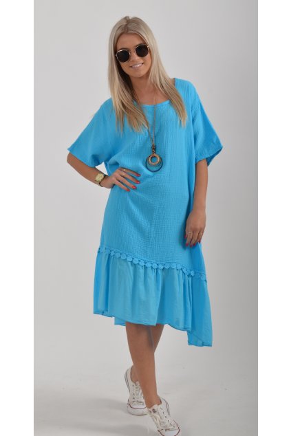 Modré šaty ES2297