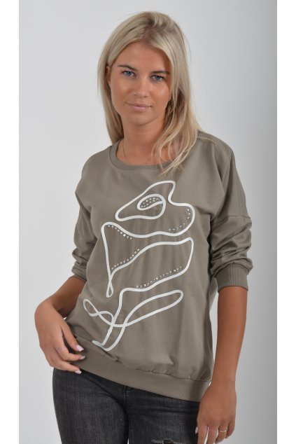 Šedá mikina ES3079