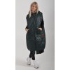 Černá dlouhá vesta ES3674