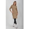 Hnědé bavlněné šaty ES3918