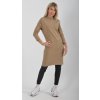 Hnědé bavlněné šaty ES3918