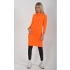 Oranžové bavlněné šaty ES3919