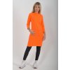 Oranžové bavlněné šaty ES3919