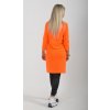 Oranžové bavlněné šaty ES3919