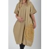 Béžové šaty ES4028