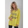 Žlutá tenká mikina ES4035