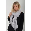 Vzorovaný šedý šátek ES4084
