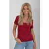 Vínové basic tričko ES4431
