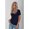 Tmavě modré basic tričko ES4432