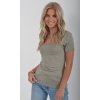 Šedé basic tričko ES4434