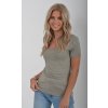 Šedé basic tričko ES4434