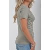 Šedé basic tričko ES4434