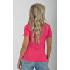 Růžové basic tričko ES4438