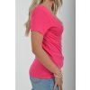 Růžové basic tričko ES4438