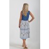 Modré šaty ES4908
